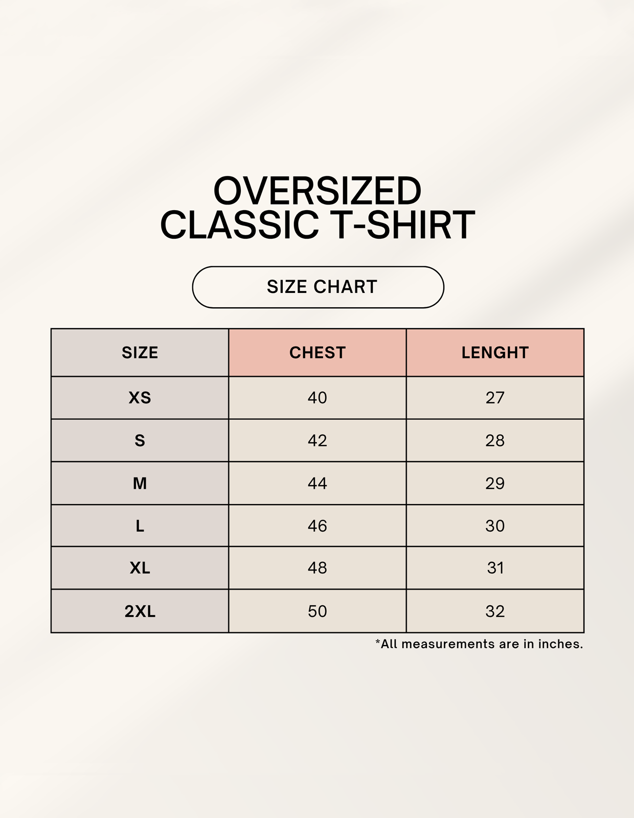 Premium Oversized Classic T-Shirt